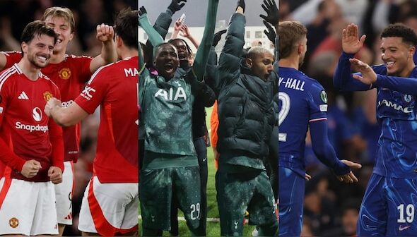 "Chelsea, Manchester United, and Tottenham