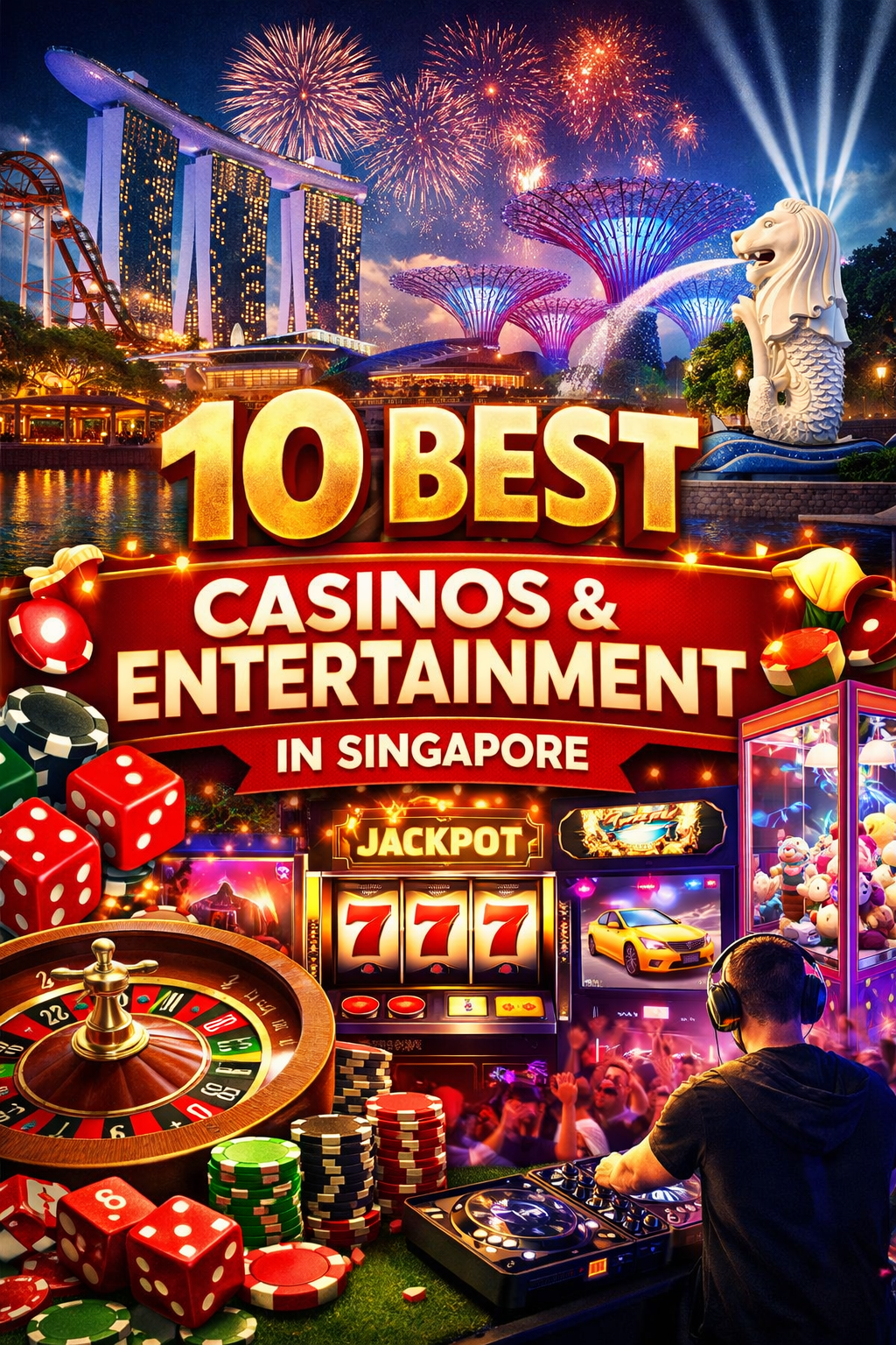 The Heart of Fun in Asia: 10 Must-Visit Casinos and Entertainment Spots in Singapore